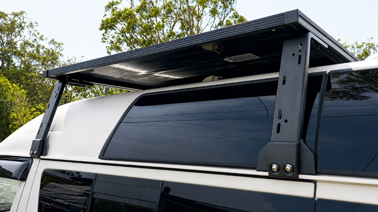 6x OZ41AL Multislots Aluminium Brackets 41CM Ozroofracks